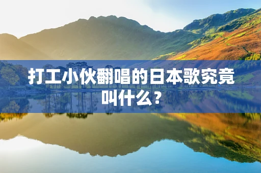 打工小伙翻唱的日本歌究竟叫什么？