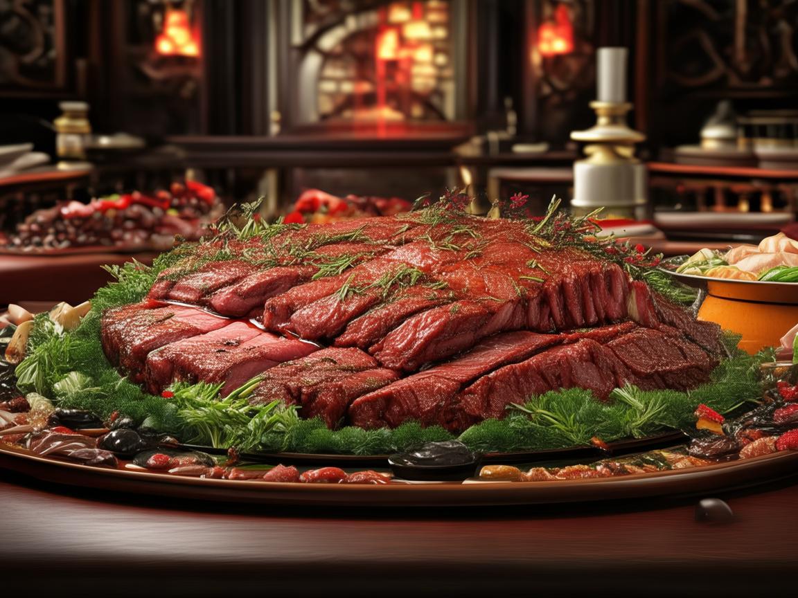 胡歌在里吃的是什么肉？
