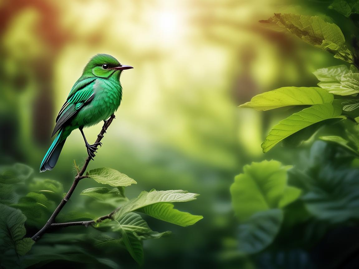 树上绿色的小鸟出自什么歌？